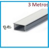 Perfil Embutir Aluminio 3 MTRS