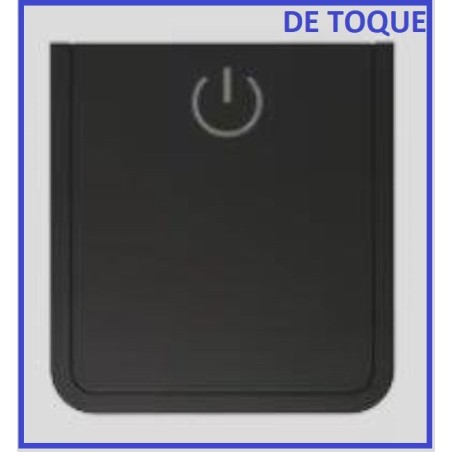 SENSOR INALAMBRICO TOUCH+DIMMER+MEMO 12V/24V NEGRO