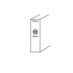 SENSOR EMBUTIR DE DOBLE PUERTA 8mm 12V/24V 120W