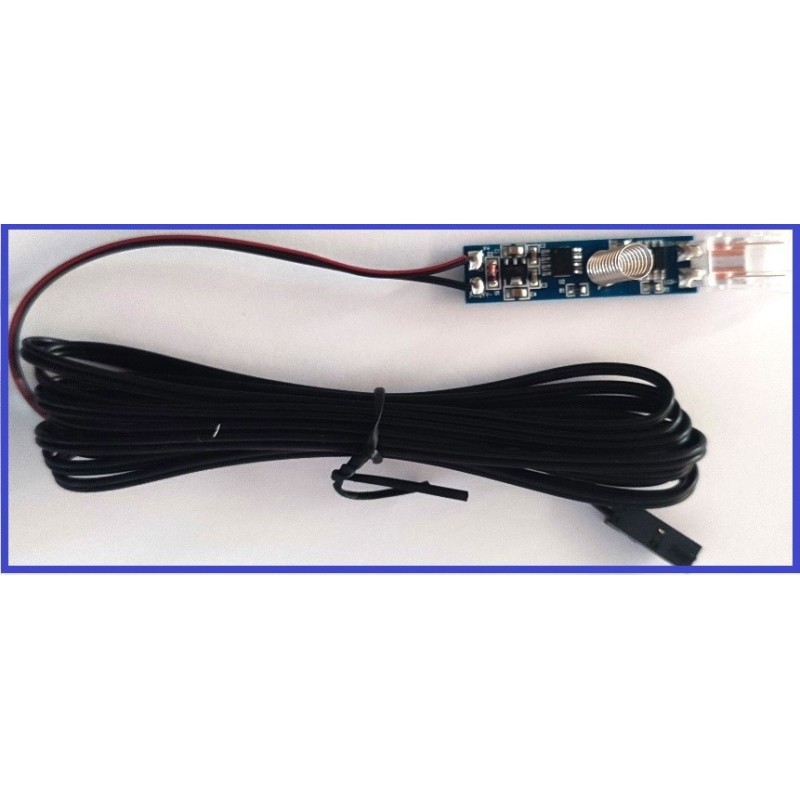 INTERRUPTOR PULSADOR ON/OFF+MEMO+DIMMER P.PERFI 12V/24V 4A