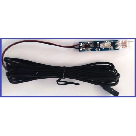 INTERRUPTOR PULSADOR ON/OFF+MEMO+DIMMER P.PERFI 12V/24V 4A