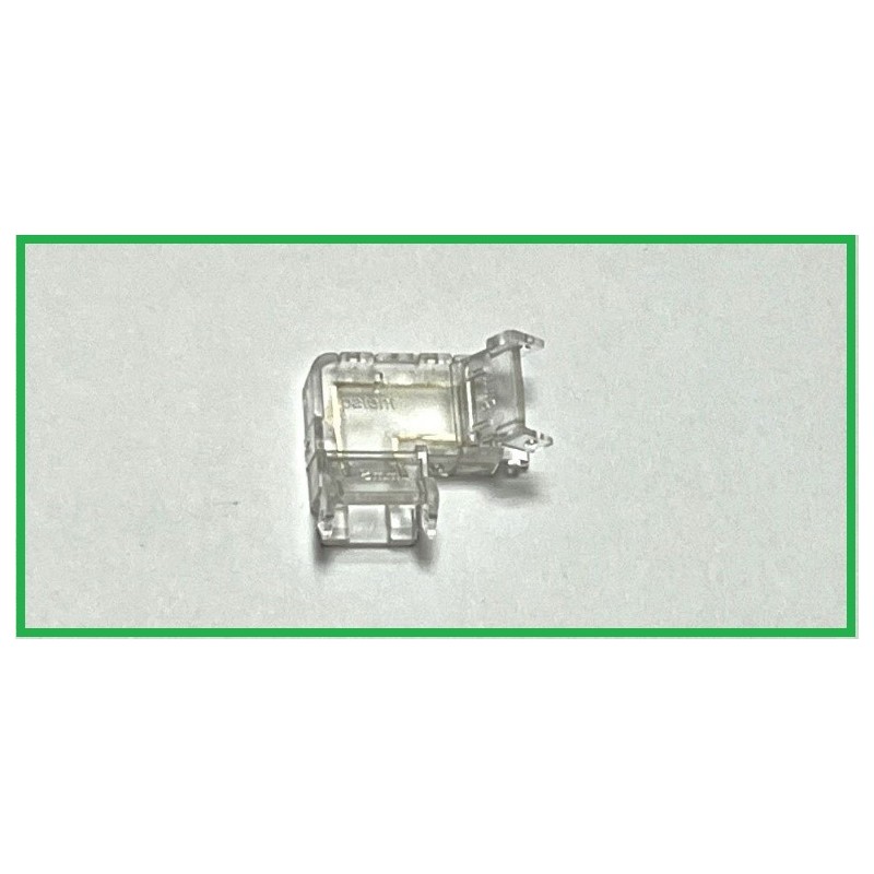 Conector de clip para tira led 8mm en ángulo
