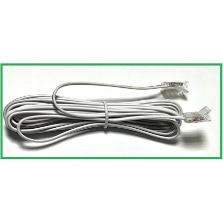 Cable 2 metros + conectores de clip para tira led  8mm