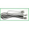 Cable 2 metros + conectores de clip para tira led  8mm