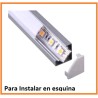 MODULO DE ESQUINA 1 240LDS MTR. 24V 14W METRO