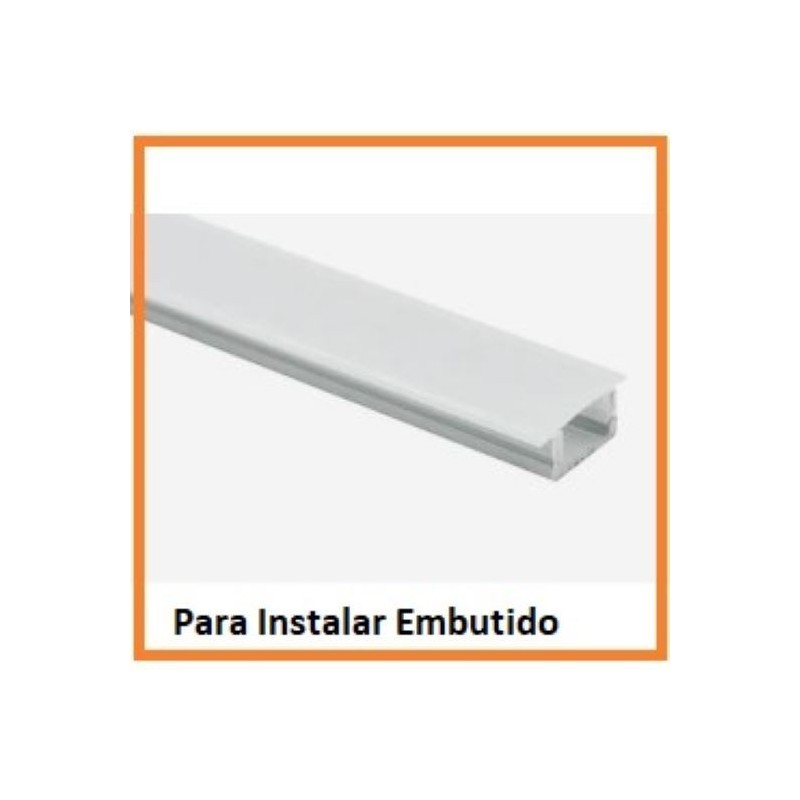 MODULO DE EMBUTIR C/PESTAÑA EN EL DIFUSOR  240LDS MTR. 24V 14W METRO