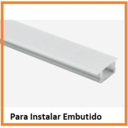 MODULO DE EMBUTIR C/PESTAÑA EN EL DIFUSOR  240LDS MTR. 24V 14W METRO