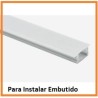 MODULO DE EMBUTIR C/PESTAÑA EN EL DIFUSOR  240LDS MTR. 24V 14W METRO