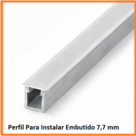 MODULO DE EMBUTIR MINIMALISTA  LDS MTR. 24V 10W METRO