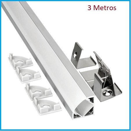 PERFIL ESQUINA 1 DE ALUMINIO 3 MTRS