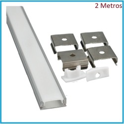 PERFIL SUPERFICIE DE ALUMINIO 2 MTRS