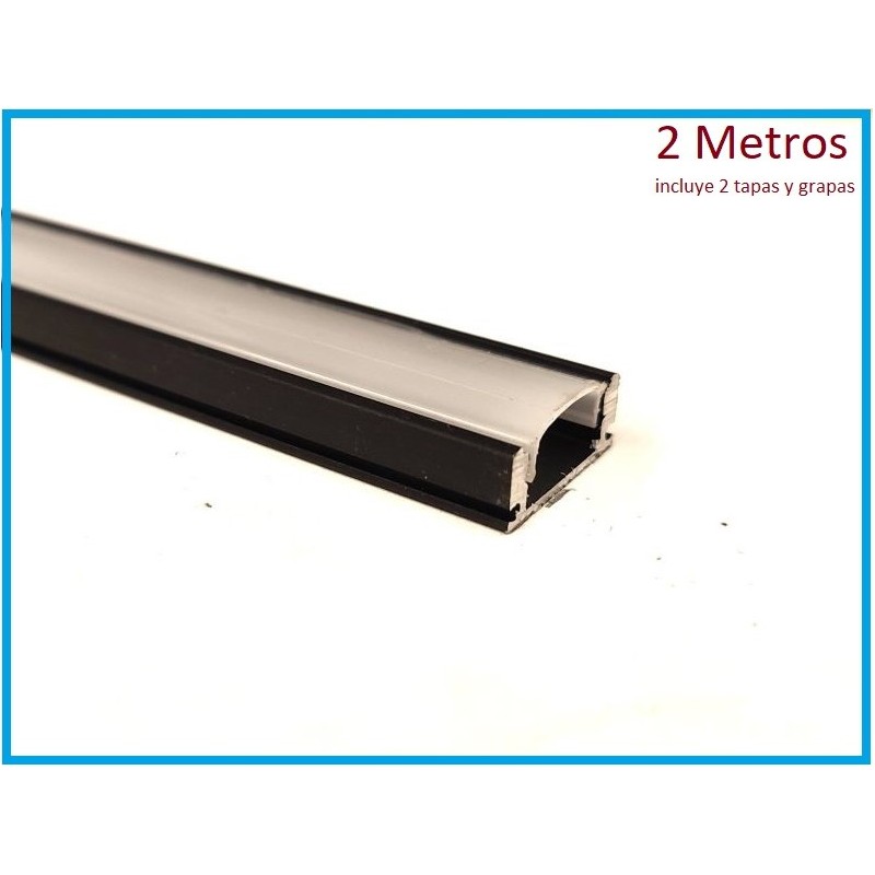 PERFIL SUPERFICIE DE ALUMINIO 2 MTRS