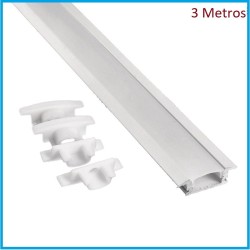 PERFIL EMBUTIR ALUMINIO 3 MTRS