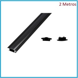 PERFIL EMBUTIR DE ALUMINIO 2 MTRS