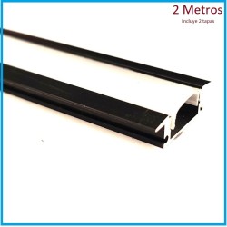 PERFIL EMBUTIR DE ALUMINIO 2 MTRS