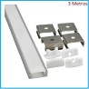 PERFIL SUPERFICIE DE ALUMINIO 3 MTRS