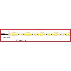 Tira led 3000K 240 leds metro SMD 2835 24v 14w metro 50 metros